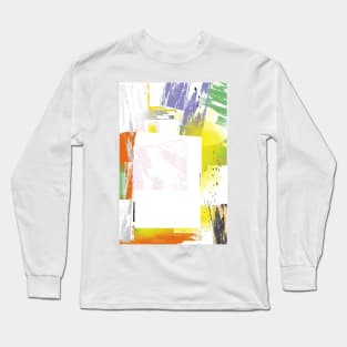 Abstract Border Long Sleeve T-Shirt